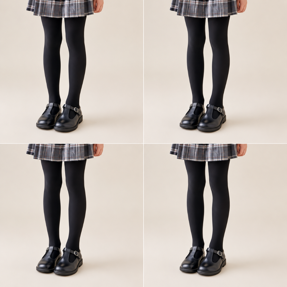 KIT 4 MEIA CALÇA INFANTIL GROSSA INVERNO