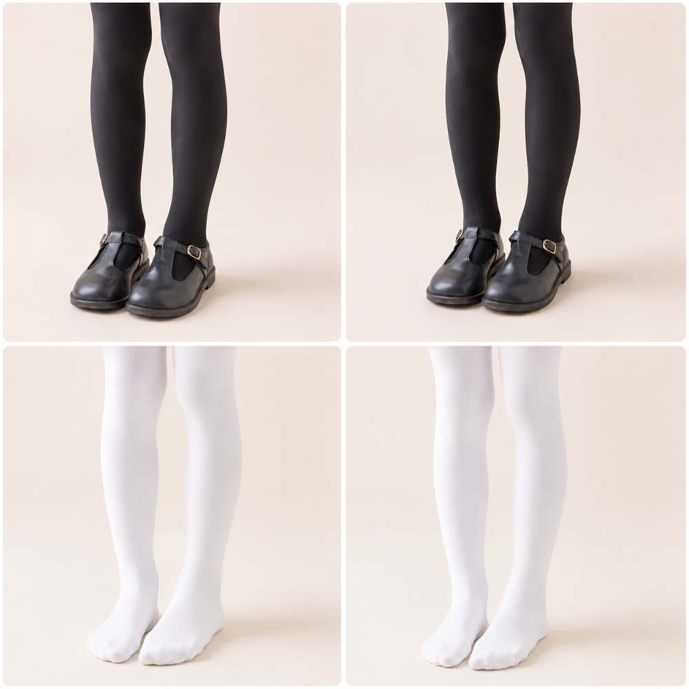 KIT 4 MEIA CALÇA INFANTIL GROSSA INVERNO