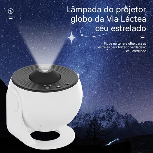 Projetor de Galáxias LED - Transforme Qualquer Ambiente em um Céu Estrelado Mágico