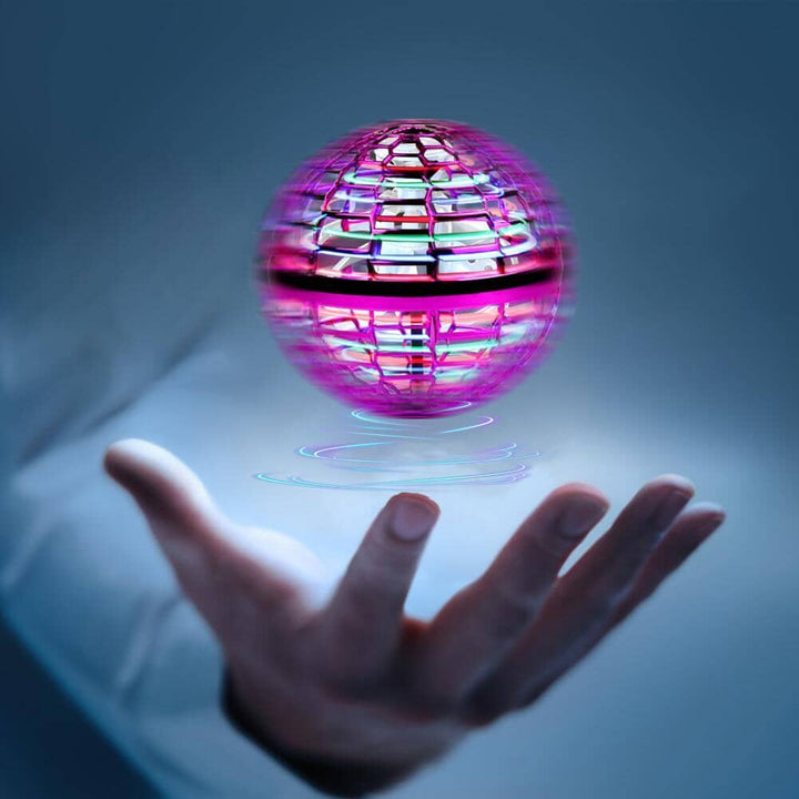 Bola Mágica Infantil com Luzes LED em uso