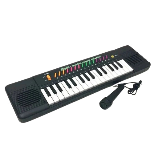 TECLADO PIANO MUSICAL INFANTIL COM MICROFONE KARAOKÊ