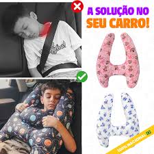 Travesseiro de viagem infantil em formato de H