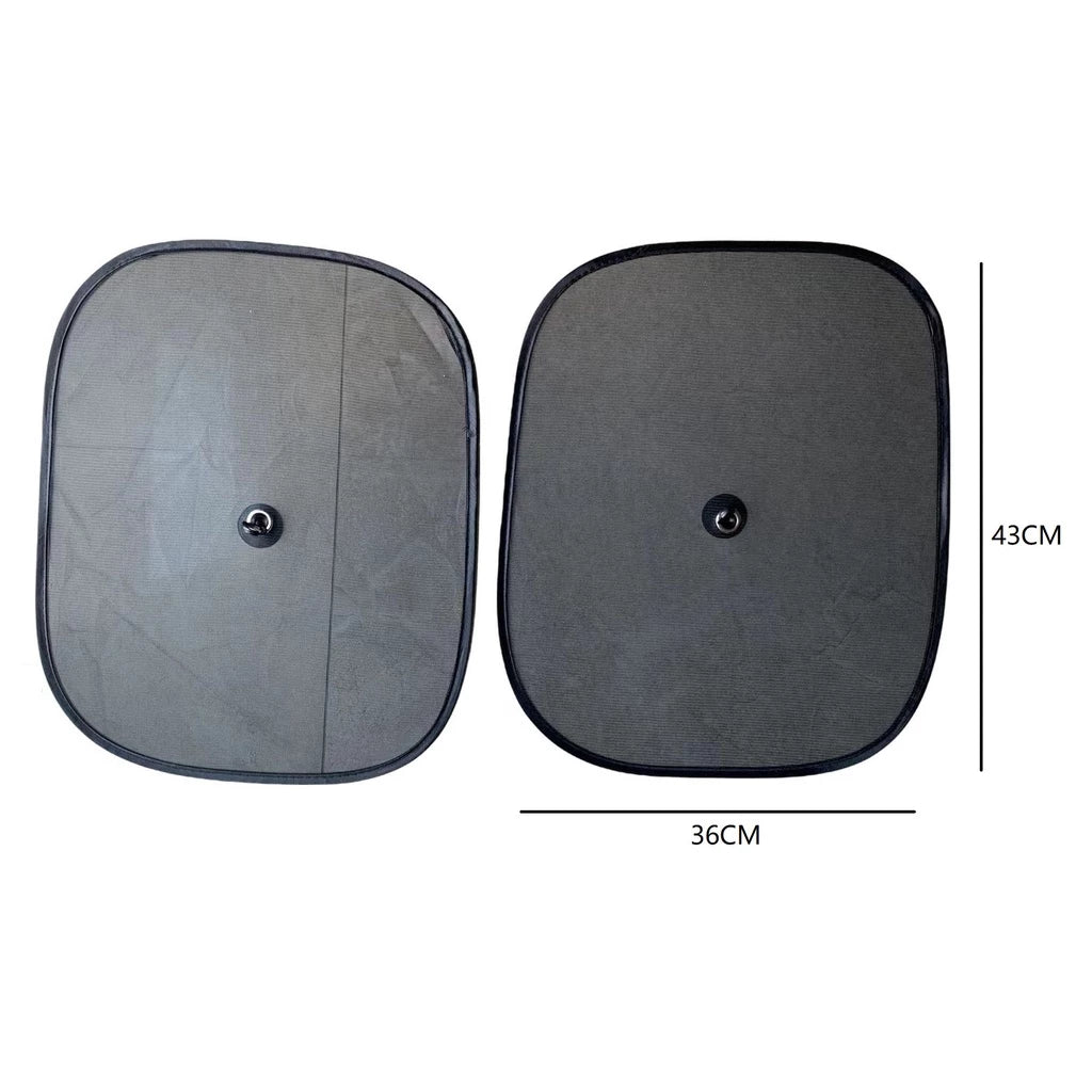 Protetor Solar 2 Unidades Tapa Sol Carro Vidro Lateral Criança Bebê Com Ventosa