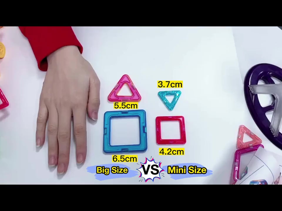 Blocos Magnéticos Kids (Desenvolva a Criatividade no seu Filho)