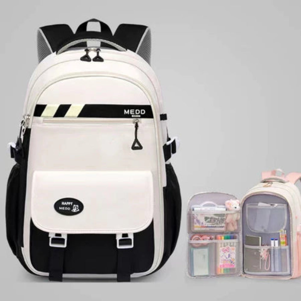 MOCHILA ESCOLAR DE GRANDE CAPACIDADE IMPERMEÁVEL