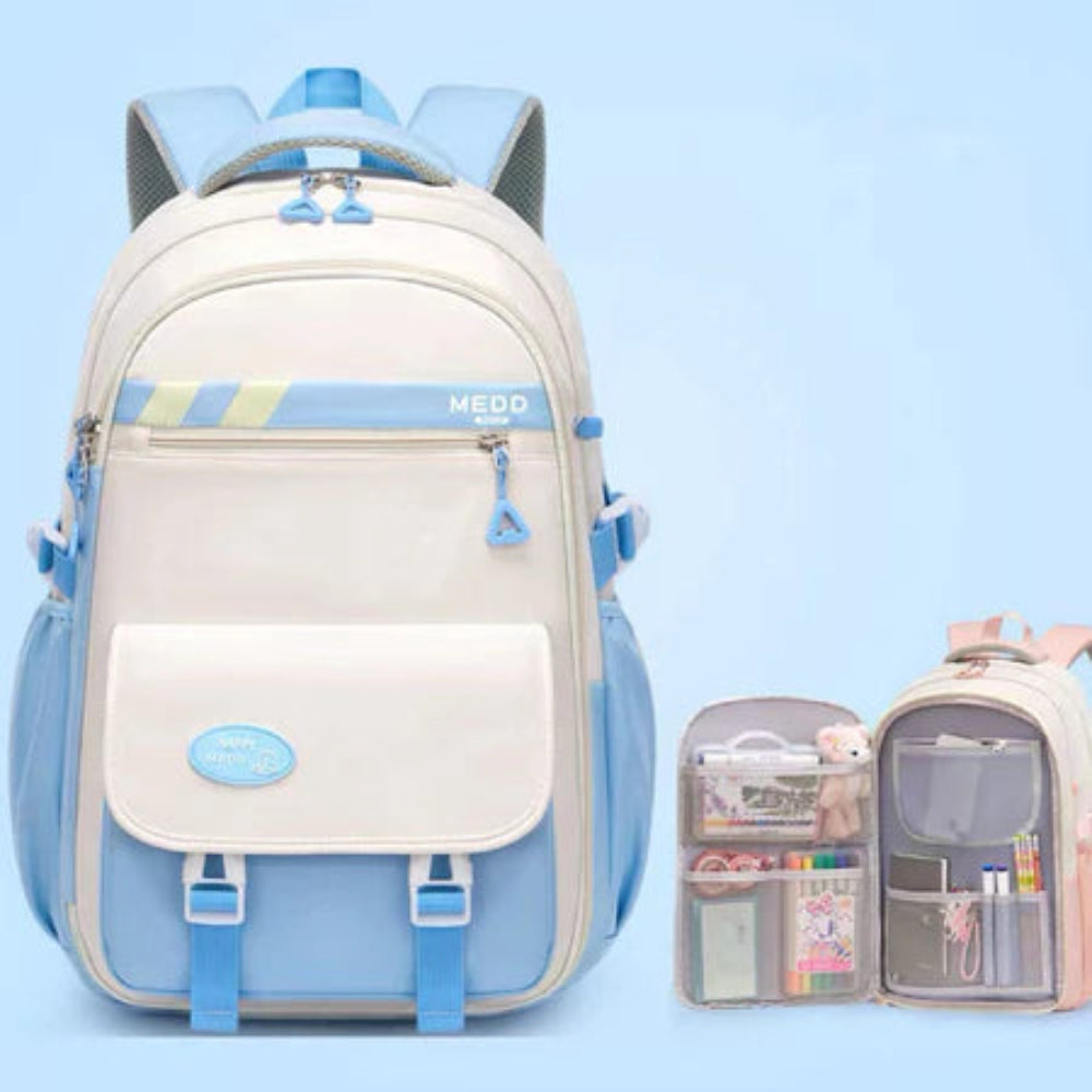 MOCHILA ESCOLAR DE GRANDE CAPACIDADE IMPERMEÁVEL