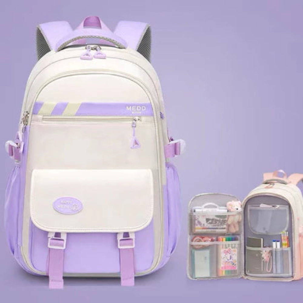 MOCHILA ESCOLAR DE GRANDE CAPACIDADE IMPERMEÁVEL