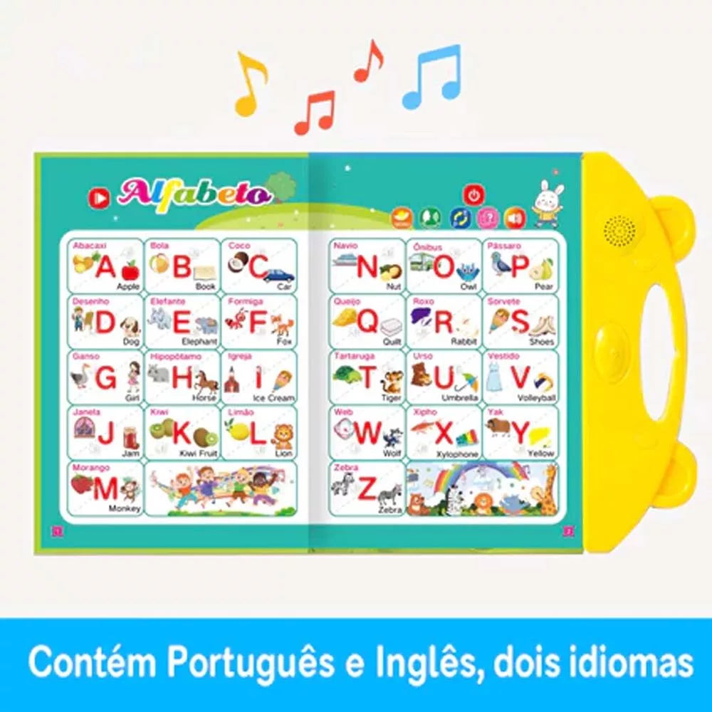 APRENDA INGLÊS BRINCANDO: LIVRO INFANTIL INTERATIVO COM SOM + BRINDE EXCLUSIVO
