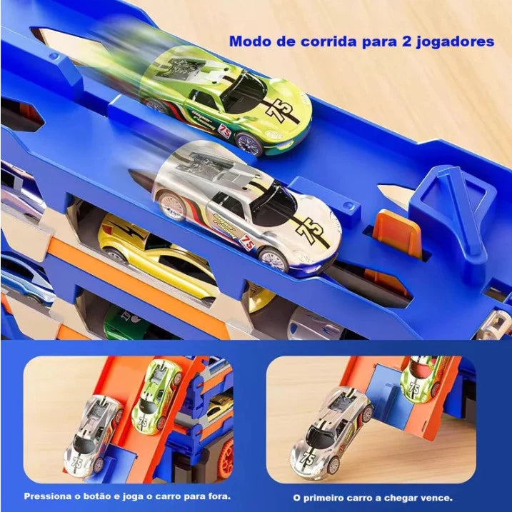 CAMINHÃO DINOSSAURO ENGOLE CARROS_DINOCAR